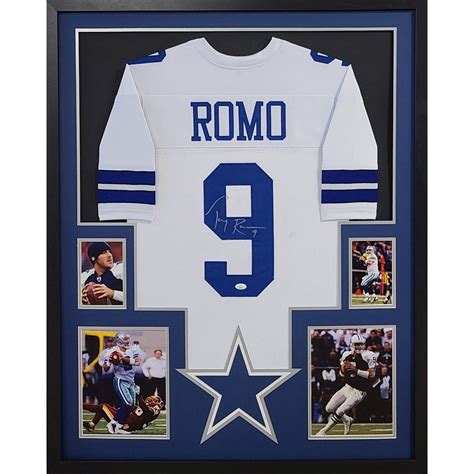 tony romo signed photo|tony romo signed jersey.